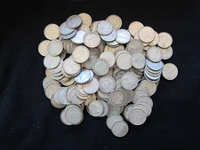10 Coin Lot Of 1920-1967 $1 FV .800 Silver Canadian Random Picked 10 Cent Dimes