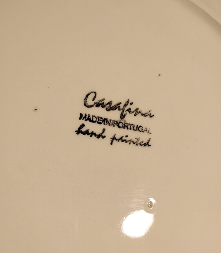 Vintage CASAFINA Portugal Hand Painted Plate Dish Fruit Relief Vibrant Yellow - Picture 7 of 11