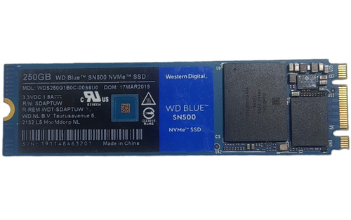 SSD interno WD Blue 250 GB 500 GB SN500 M.2 2280 NVMe PCIe Gen3.0 x2 - Imagen 2 de 2