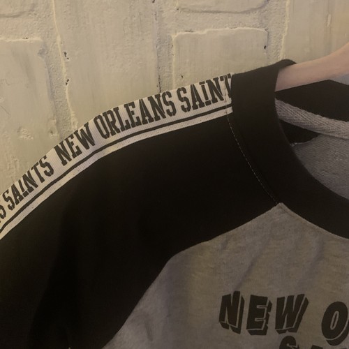 NFL Team Apparel Girls New Orleans Saint Pullover Crew Size XL 14/16 - Picture 3 of 3