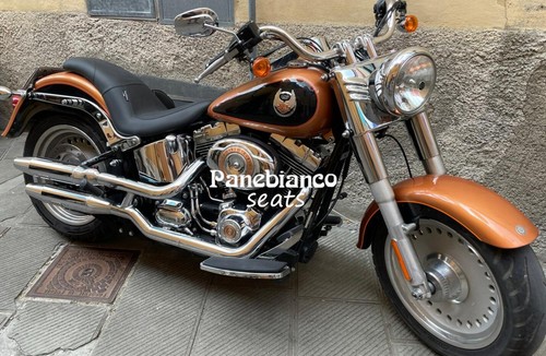 SELLA SEAT SITZBANK PANEBIANCO SOFTAIL 1584-1690 year 2006-17 fat boy rear200 - Picture 3 of 3