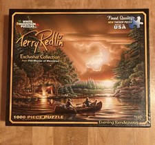 EVENING RENDEZVOUS Terry Redlin 1000 Pc Puzzle White Mountain #645S