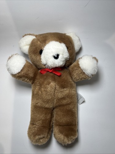 Embrace Teddybär 7 Zoll Plüsch rote Schleife 1987 Platinum Management - Bild 1 von 14