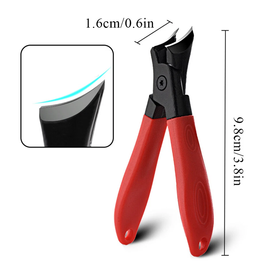 Cortadores de uñas de arco recortador de manicura anti-salpicaduras uñas de los pies pinzas herramientas de pedicura Foto 2 de 4