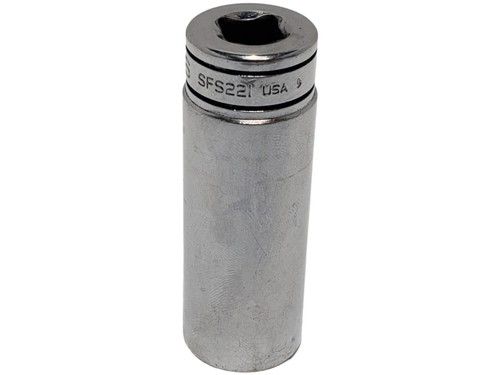 SNAP-ON TOOLS 3/8" DRIVE 11/16" DEEP 6 POINT SOCKET - MADE IN USA -- SFS221 - Picture 3 of 6