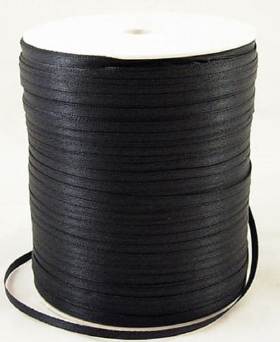 3mm Satinband 1 - 10 Meter, 3 mm Breit 14 Farben Rot, Pink, Schwarz ab 0,25 €/m - Bild 11 von 26