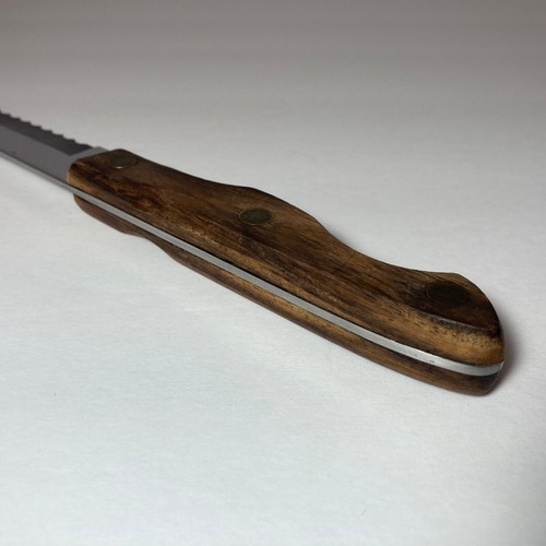 Cuchillo de pan serrado de 10,5" Lifetime Cutlery Jet Cut D-400 acero inoxidable Japón - Imagen 11 de 11