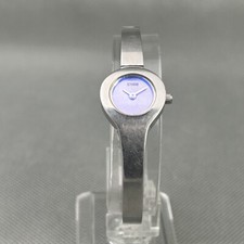 Storm Vista Womens Watch Purple Dial Silver S.Steel Round Ladies New Battery
