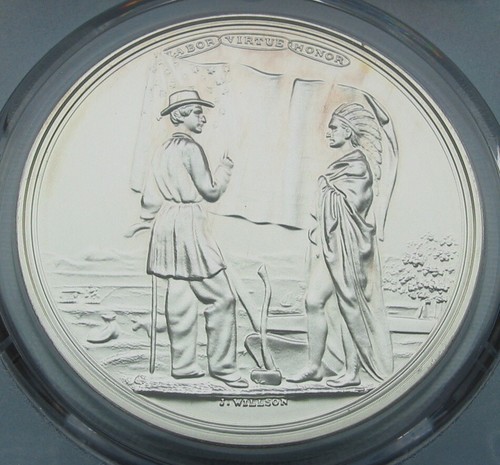 2022 Millard Fillmore Presidential Medal 1850 Matte - PCGS MS70 (1oz Silver) - Picture 11 of 14