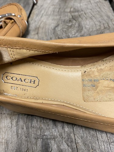 Coach FLACHE SCHUHE PAMILLA weiches Leder Damen 8,5 - Bild 4 von 6