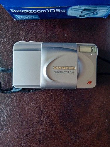 Camera  Olympus Superzoom 105G Point Shoot 35 mm Film Camera JAPAN - Picture 2 of 8