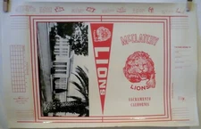 Vintage C K McClatchy High School Sacramento CA Book Cover for Books