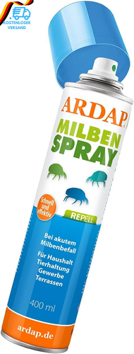 ARDAP Repell Milbenspray 400Ml - anti Milben Spray - Milbenspray Für Matratzen - - Bild 8 von 12