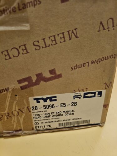 TYC Citroen Saxo OEM Passenger N/S Left Headlight RHD 1996-99 NEW - Picture 4 of 9