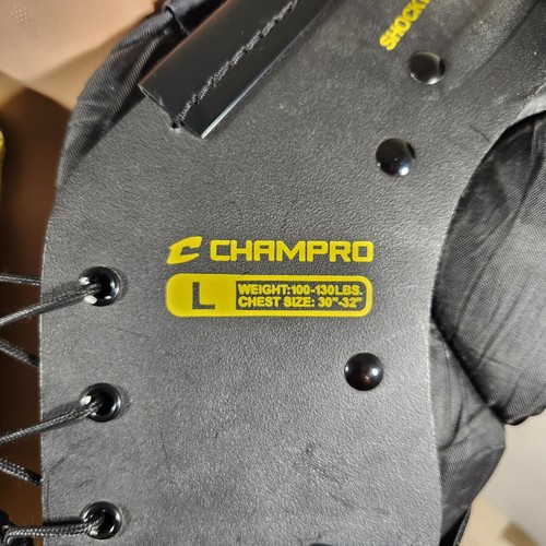 Champro Sports Shock Wave Tech Systems Youth Football Shoulder Pads Size 30"-32" - Picture 3 of 21