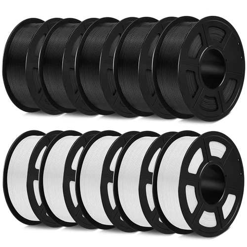 SUNLU 5KG/10KG/20KG PLA PETG ABS ASA Seide PLA+ SILK EABS 3D Drucker Filament