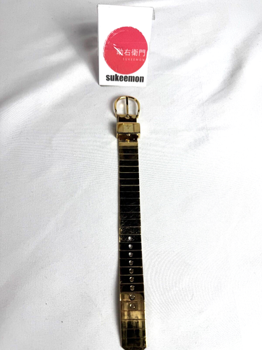VTG Tokio Kumagai SEIKO Quartz Wristwatch Gold Limited Model Rare "New Battery"