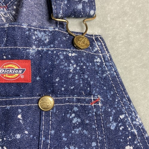 Dickies Overalls Custom 1 of 1 Paint Splatter and Patches VG Condition 32x30 - Picture 8 of 24