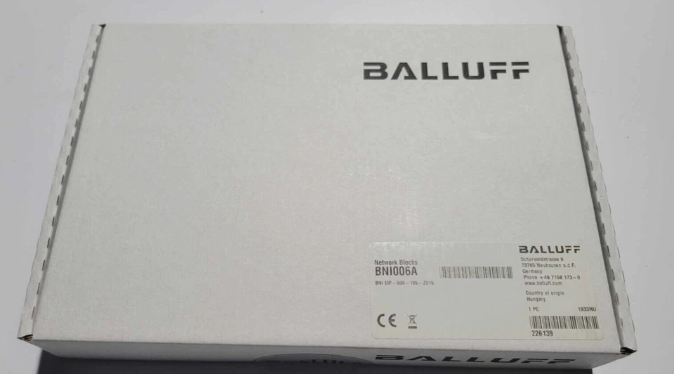 Balluff BNI006A BNIEIP-508-105-Z015 Network Block IO Link Master. Factory Sealed - Image 2 of 4