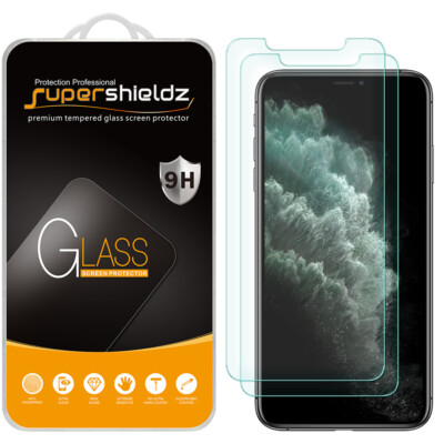 2X Supershieldz Tempered Glass Screen Protector for iPhone 11 Pro Max (6.5'')