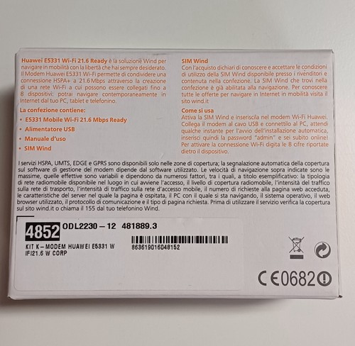Huawei E5331 Wi-Fi, usato pochissimo, in ottime condizioni - Foto 2 di 3