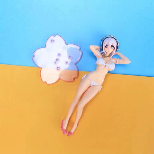 19 cm Super Sonico süße sexy Anime Puppe Hentai PVC Actionfigur Sammlung Spielzeug - Bild 5 von 5