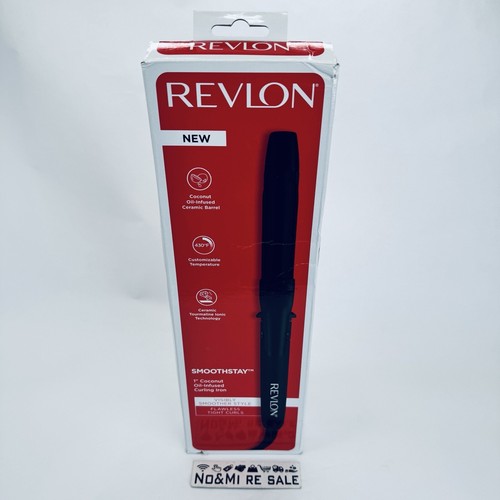Revlon SmoothStay Coconut Oil-Infused Curling Iron for Shiny, Smooth, 1 in - Picture 11 of 13