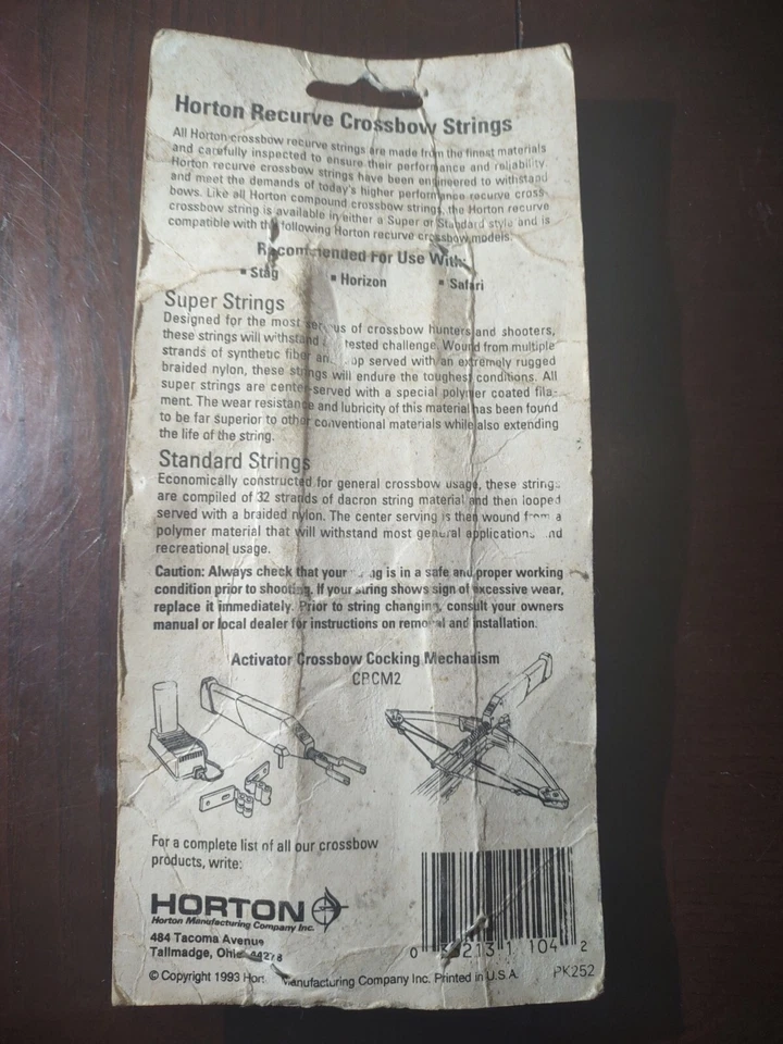 Horton 33" "Super" Recurve String ST104 - Image 3 of 4