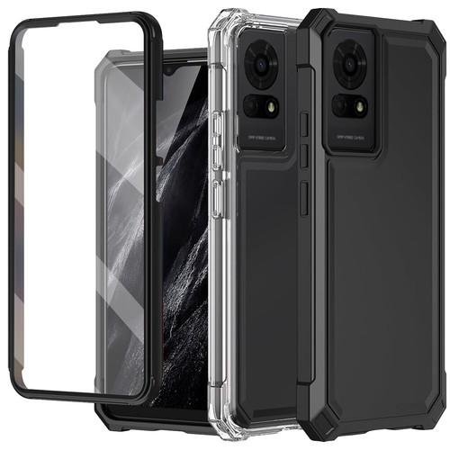 Coque intégrale pour téléphone TCL K24 T434D + protection écran intégrée - Photo 1 sur 14