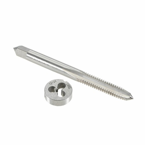 Tap & Die Set HSS 12-24 UNC CNC Flat Tap & 12-24 UNC Die Right Hand - Picture 2 of 4