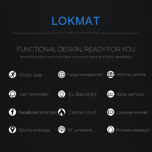 LOKMAT MK16 Military Rugged Smart Watch for Men with Bluetooth Call Gift - Picture 14 of 17