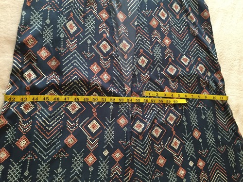 LuLaRoe Women Joy Open Front Cardigan Duster Vest Geometric Sleeveless Slits M - Picture 7 of 9