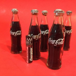 6pack-Vintage-3-Coca-Cola-Coke-Glass-Bottles-Mini