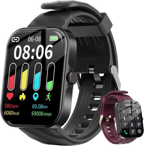 Smart Watch for Men Women (Answer/Make Call), 1.91 HD Screen Fitness Sport Mode