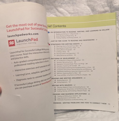SUCCESSFUL COLLEGE WRITING: SKILLS, STRATEGIES, LEARNING By Kathleen T. - Picture 11 of 11