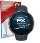 atFoliX 3x Película Protectora para Polar Pacer Pro transparente