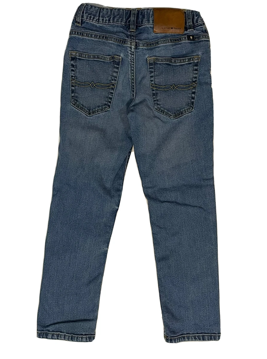 Lucky Brand Pants Denim Blue Jeans Classic Straight Stretch Boys Kids Size  10