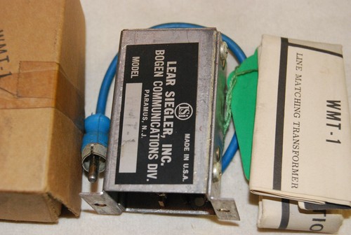 NOB NIB Bogen WMT-1 Line Input/Output Matching Transformer - Picture 2 of 3