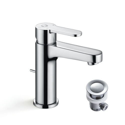 Waschtischarmatur mit Zugstange Wasserhahn Einhebelmischer Waschbecken Armatur - Bild 14 von 15
