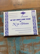 LOT of Vintage New Orleans Line Tour Guide And 8 Post Cards- Tourism NOLA