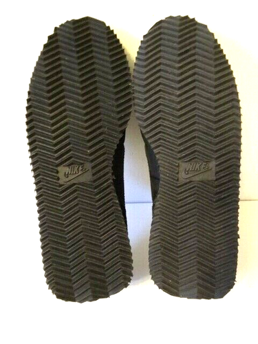 Vintage 1990s OG NIKE 1992 Black Nylon Cortez Running Shoes US 7.5 Deadstock NOS - Picture 4 of 12