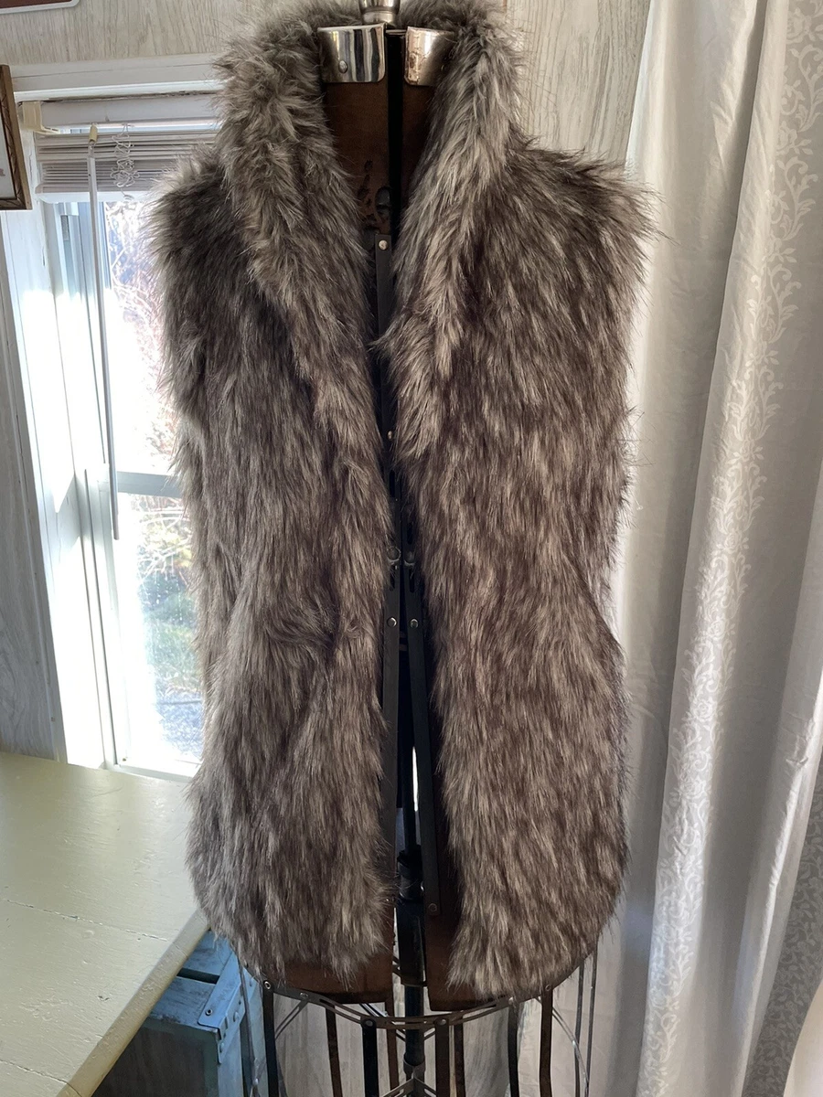 Boho fur deals vest
