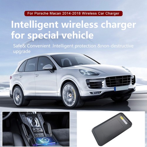 For 2014-2018 Porsche Macan Wireless Charger Phone Center Console Charging Pad - Picture 2 of 12
