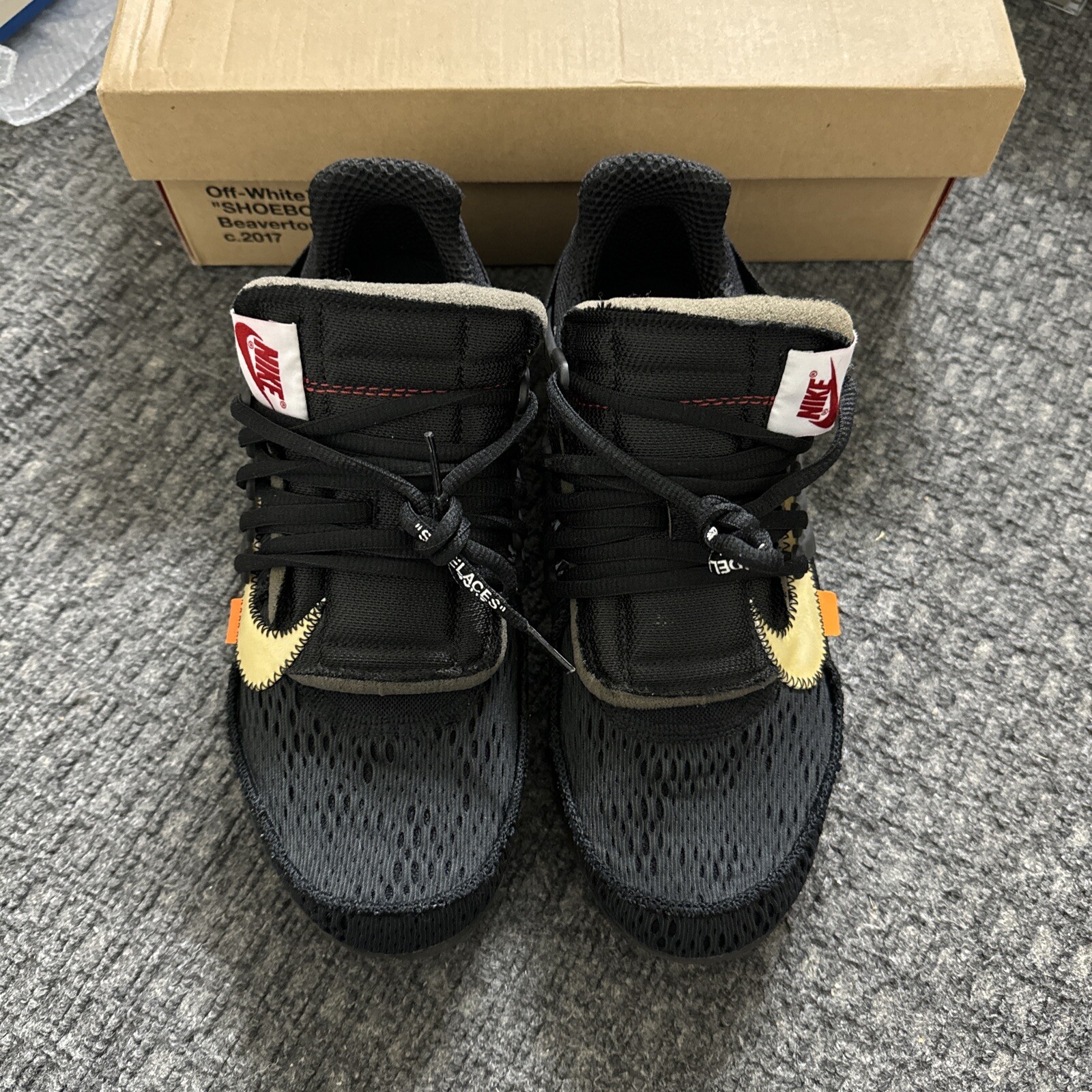 OFF WHITE X NIKE Taglia 8 Nike Air Presto x Off White basse nere