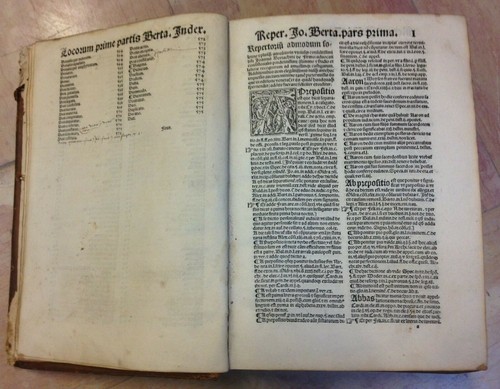 CANON AND ROMAN LAW 1539 - BERTACHINUS JOANNES 1539 FORT VOL PETIT FOLIO - Picture 2 of 8