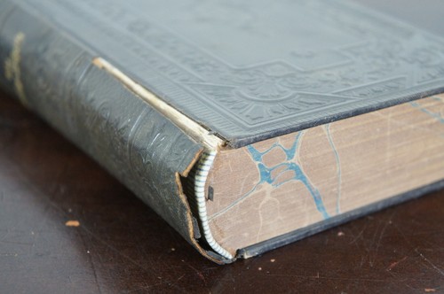 Antique 1889 Embossed Leather German Bible Lutheran Die Heilige Schrift w Maps - Picture 5 of 12