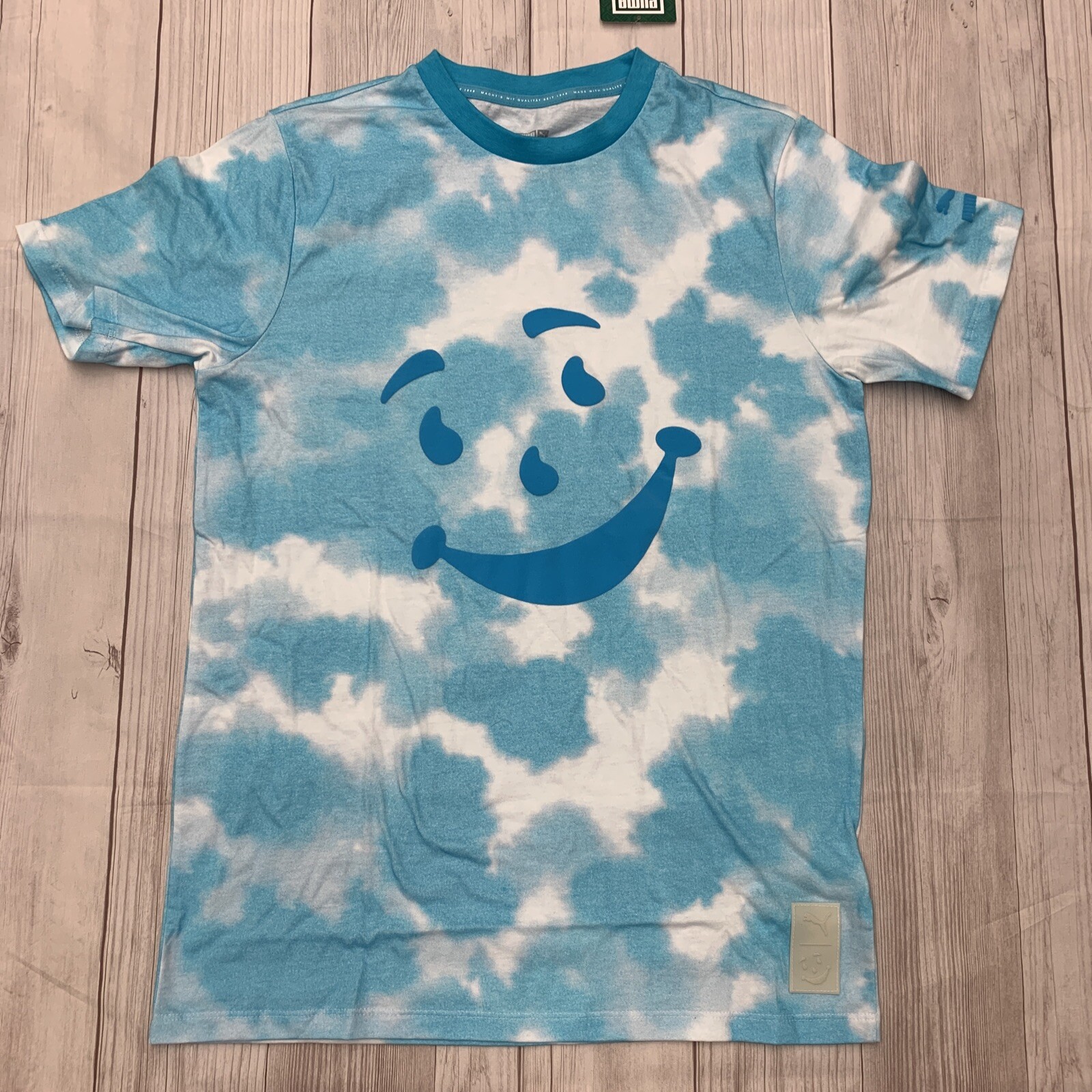 PUMA C Kool Aid Tie Dye T-Shirt Mens Small Blue/white | eBay
