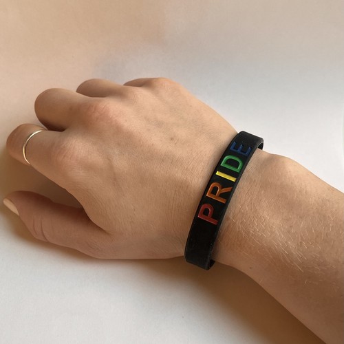 Silikon-Armband PRIDE Regenbogen-Farben - Bild 4 von 4