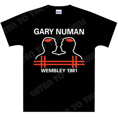 Gary Numan - Wembley 1981 Fairwell Concert PREMIUM Souvenir T-Shirt - NUEVO - Imagen 1 de 2