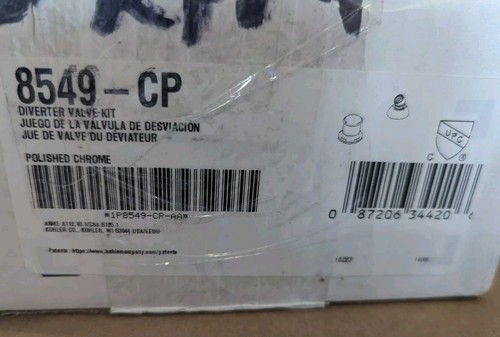 Kohler K-8549-CP Chrome Two-Way Diverter Valve